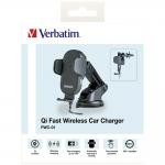 Suport auto Verbatim FWC-01, Dashboard / Windshield / Air Vent Mount, Incarcare Wireless 15W, Negru 10 - lerato.ro