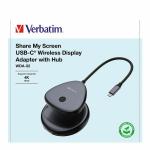 Trasmitator Wireless Display Verbatim Share My Screen 32147, 4K, 480 MB/s, USB-C, Negru 6 - lerato.ro