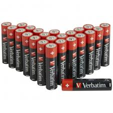 Camere video/foto si accesorii, Set 24 baterii Verbatim Alkaline, AA LR6, 1.5V, Negru/Rosu, lerato.ro