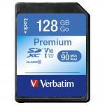 Card de memorie Verbatim SDXC Premium U1 V10, 128GB, Negru 2 - lerato.ro