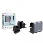 Incarcator retea Verbatim GNC-140, 140W, 5A, 3xUSB-C, 1xUSB-A, Albastru 5 - lerato.ro