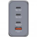 Incarcator retea Verbatim GNC-240, 240W, 5A, 3xUSB-C, 1xUSB-A, Gri 3 - lerato.ro
