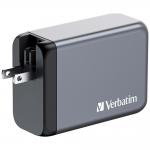 Incarcator retea Verbatim GNC-240, 240W, 5A, 3xUSB-C, 1xUSB-A, Gri 6 - lerato.ro