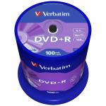 Set 100 bucati Verbatim DVD+R, 4.7GB, Viteza 16x, Silver 2 - lerato.ro