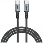 Cablu pentru incarcare si transfer de date Verbatim Sync and Charge, 2x USB-C, 60W, 1.2m, Negru 2 - lerato.ro