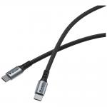 Cablu pentru incarcare si transfer de date Verbatim Sync and Charge, 2x USB-C, 60W, 1.2m, Negru 4 - lerato.ro