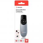 Presenter multifunctional Verbatim Focus, 2.4GHz, USB-C, 250 mAh, Red Laser Pointer, Universal, Gri 9 - lerato.ro