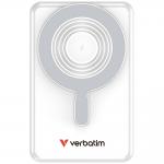 Baterie externa 10000 mAh Verbatim Charge n Go, 18W, Incarcare Wireless 15W, 2 x Cablu USB-C, Silver 2 - lerato.ro