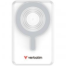 Baterie externa 10000 mAh Verbatim Charge n Go, 18W, Incarcare Wireless 15W, 2 x Cablu USB-C, Silver