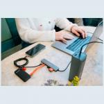 Baterie externa portabila Verbatim Charge n Go, 27000 mAh, 140W, 2x USB-C, 1x USB-A, Quick Charging 3.0, Gri 13 - lerato.ro