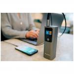 Baterie externa portabila Verbatim Charge n Go, 27000 mAh, 140W, 2x USB-C, 1x USB-A, Quick Charging 3.0, Gri 16 - lerato.ro