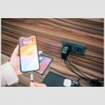 Incarcator retea Verbatim Mini GaN, 1xUSB-A, 3xUSB-C, 140W, Quick Charging, Negru 6 - lerato.ro