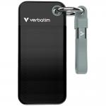 SSD extern portabil Verbatim cu breloc, 256GB, USB-C 3.2, 96.1 x 45.1 x 10 mm, 10Gb/s, Negru/Gri 2 - lerato.ro