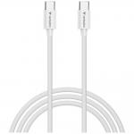 Set 2 cabluri pentru incarcare si transfer de date Verbatim Sync & Charge, USB-C la USB-C, 60W, 480 Mbps, 1m, Alb / Negru 6 - lerato.ro