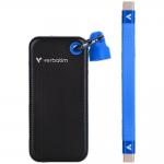 SSD portabil Verbatim Pocket, 512GB, 1000MB/s scriere, 1000MB/s citire, USB-C 3.2 Gen 2, Negru / Albastru 4 - lerato.ro