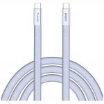 Cablu pentru incarcare si transfer de date Verbatim Sync & Charge SoftTouch, 2x USB-C, 100W, 1.2m, Violet 2 - lerato.ro