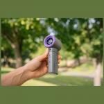Ventilator portabil Verbatim Cool n Go Aqua Breeze, 6.5W, 16000rpm, 3000 mAh, 3 viteze, USB-C, Gri 5 - lerato.ro