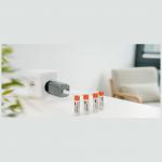Set 4 baterii reincarcabile Verbatim, AA , 2100mAh, 1.5V, USB-C, Alb / Rosu 5 - lerato.ro