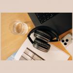 Casti wireless Verbatim TruSound, over the ear, Bluetooth 5.4, ANC, Autonomie totala 25h, USB-C, Negru 6 - lerato.ro