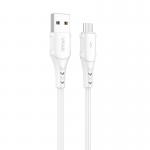 Cablu pentru incarcare si transfer de date Vipfan Colorful X12, USB la Micro-USB, 3A, 1 m, Alb 2 - lerato.ro