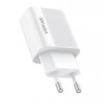 Incarcator retea VFAN E01, 1x USB-A, 2.4A, Cablu USB-A / USB-C inclus, Alb 4 - lerato.ro
