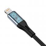 Adaptor audio Vipfan L05, Lightning la Jack 3.5mm tata, Lungime 1m, Negru / Gri 4 - lerato.ro
