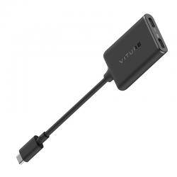 Cablu extender pentru transfer de date Viture Pro USB-C XR, USB-C tata - USB-C mama, Negru