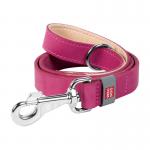 Lesa WAUDOG Natural Leather pentru caini, Lungime 122 cm, Latime 20 mm, Roz 2 - lerato.ro