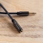 Cablu audio prelungitor Wozinsky WHEACB-3M, Jack 3.5 mama la Jack 3.5 tata, 3m, Negru 11 - lerato.ro