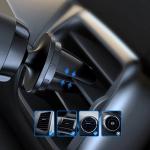 Suport auto Wozinsky WCH-05, Air Vent Mount, Rotire 360 grade, Negru 19 - lerato.ro