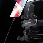 Suport auto Wozinsky WCH-05, Air Vent Mount, Rotire 360 grade, Negru 14 - lerato.ro