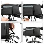 Geanta bicicleta impermeabila Wozinsky WBB3BK, 6L, Negru 7 - lerato.ro