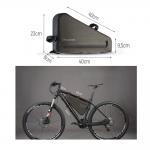 Geanta bicicleta impermeabila Wozinsky WBB15BK, 8L, Gri 8 - lerato.ro