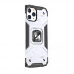 Carcasa Wozinsky Ring Armor compatibila cu iPhone 13 Pro, Functie magnetica, Silver 2 - lerato.ro