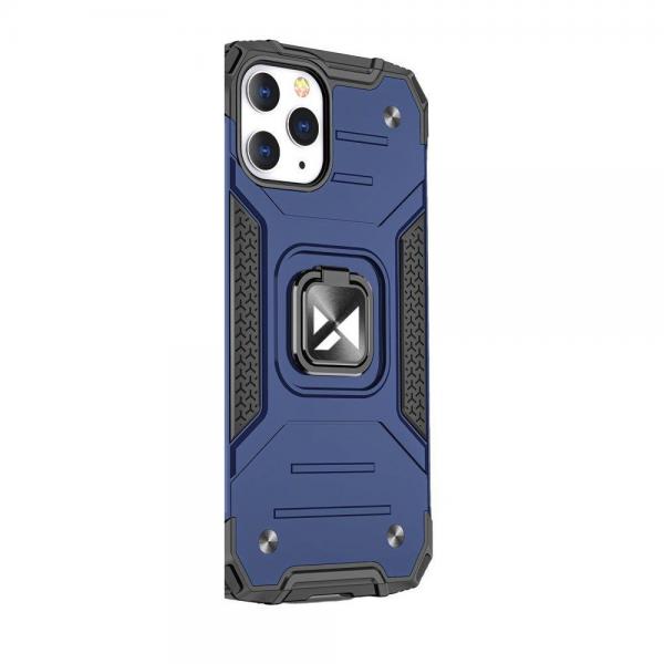 Carcasa Wozinsky Ring Armor compatibila cu iPhone 13, Functie magnetica, Blue 1 - lerato.ro