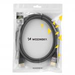 Cablu video Wozinsky WHDMI-20, HDMI tata - HDMI tata, 8K, 60Hz, 2m, Argintiu 16 - lerato.ro