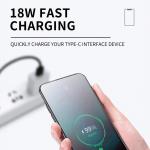 Cablu pentru incarcare si transfer de date Wozinsky WNBAA 4 in 1, 2x USB-C, 1x USB, 1x Lightning, 60W, 1m, Negru 9 - lerato.ro