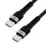 Cablu pentru incarcare si transfer de date Wozinsky WNBCC2, 2x USB-C, 65W, 2m, Negru 5 - lerato.ro
