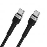 Cablu pentru incarcare si transfer de date Wozinsky WNBCC2, 2x USB-C, 65W, 2m, Negru 7 - lerato.ro