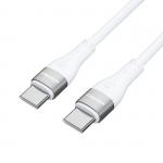 Cablu pentru incarcare si transfer de date Wozinsky WSTCC2, 2x USB-C, 65W, 2m, Alb 9 - lerato.ro