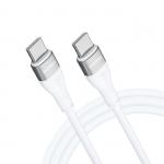 Cablu pentru incarcare si transfer de date Wozinsky WSTCC2, 2x USB-C, 65W, 2m, Alb 10 - lerato.ro