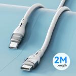 Cablu pentru incarcare si transfer de date Wozinsky WSTCC2, 2x USB-C, 65W, 2m, Alb 5 - lerato.ro