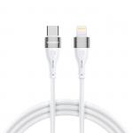 Cablu pentru incarcare si transfer de date Wozinsky WSTCL1, USB-C/Lightning, 27W, 1m, Alb 2 - lerato.ro