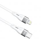 Cablu pentru incarcare si transfer de date Wozinsky WSTCL1, USB-C/Lightning, 27W, 1m, Alb 9 - lerato.ro