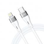 Cablu pentru incarcare si transfer de date Wozinsky WSTCL1, USB-C/Lightning, 27W, 1m, Alb 7 - lerato.ro
