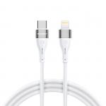 Cablu pentru incarcare si transfer de date Wozinsky WSTCL2, USB-C/Lightning, 27W, 2m, Alb 2 - lerato.ro