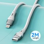Cablu pentru incarcare si transfer de date Wozinsky WSTCL2, USB-C/Lightning, 27W, 2m, Alb 5 - lerato.ro