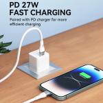 Cablu pentru incarcare si transfer de date Wozinsky WSTCL2, USB-C/Lightning, 27W, 2m, Alb 3 - lerato.ro