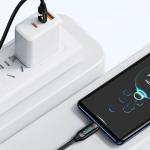 Cablu pentru incarcare si transfer de date Wozinsky WUCCC1, 2x USB-C, 100W, 1m, Negru 5 - lerato.ro