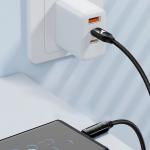 Cablu pentru incarcare si transfer de date Wozinsky WUCCC1, 2x USB-C, 100W, 1m, Negru 4 - lerato.ro
